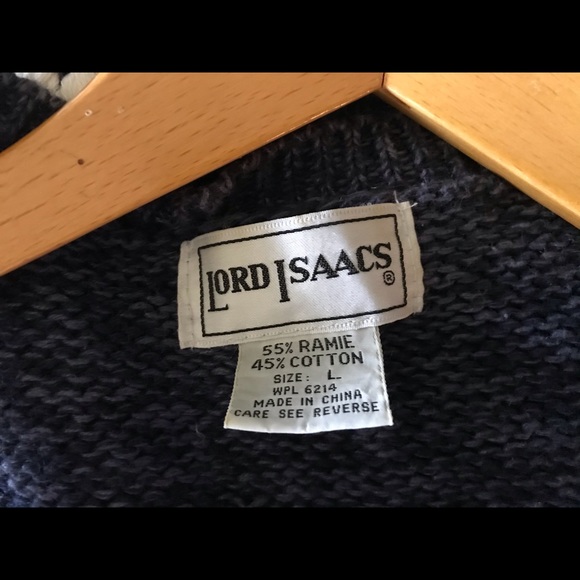 LOVELY VTG LORD ISAACS SWEATER VEST - Picture 3 of 5